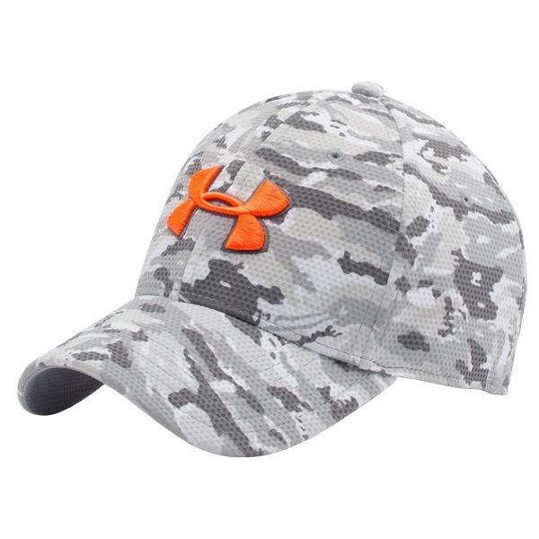 Orange Under Armour Camo Logo - Under Armour Cap T Camo Blitzing Stretch Gray Under Armour Cap T