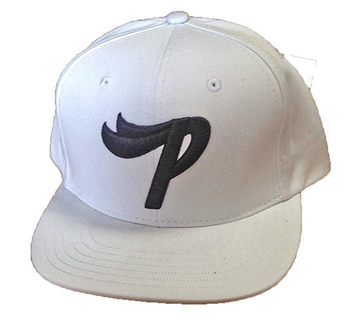 Pink Dolphin P Logo - Pink Dolphin Pink Dolphin P Logo Flat Brim Snapback Hat: Amazon.in ...