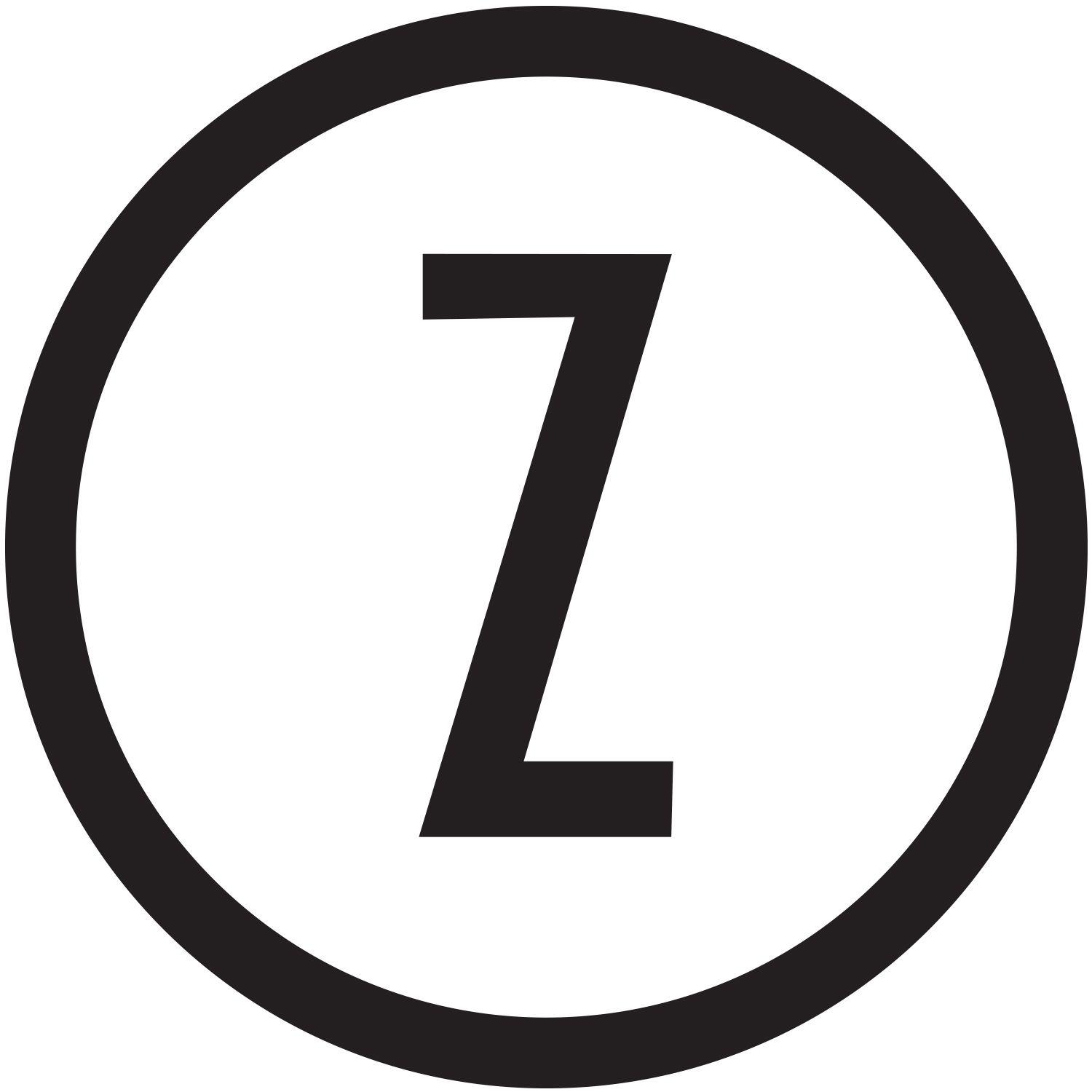 Black and White Z Logo - Studio Z Textiles