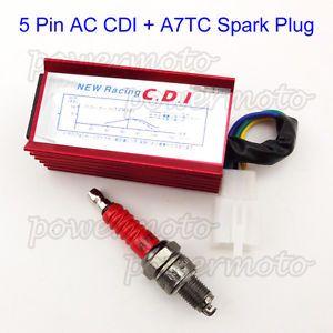 AC Racing Spark Plugs Logo - Racing AC CDI Spark Plug For 50 70 90 110cc 125cc Loncin Taotao ...