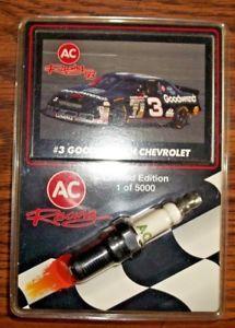 AC Racing Spark Plugs Logo - RARE AC Racing Dale Earnhardt Spark Plug & Card Limited Edition 1 of ...