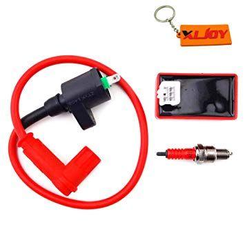 AC Racing Spark Plugs Logo - XLJOY Racing Ignition Coil 5 Pin AC CDI Spark Plug A7TC For Chinese ...