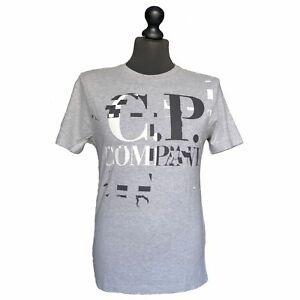 Grey Digital Logo - CP Company / Digital Logo Print T Shirt / Grey / SALE