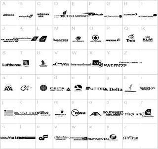 Black Airline Logo - airline logos and names - Barca.fontanacountryinn.com