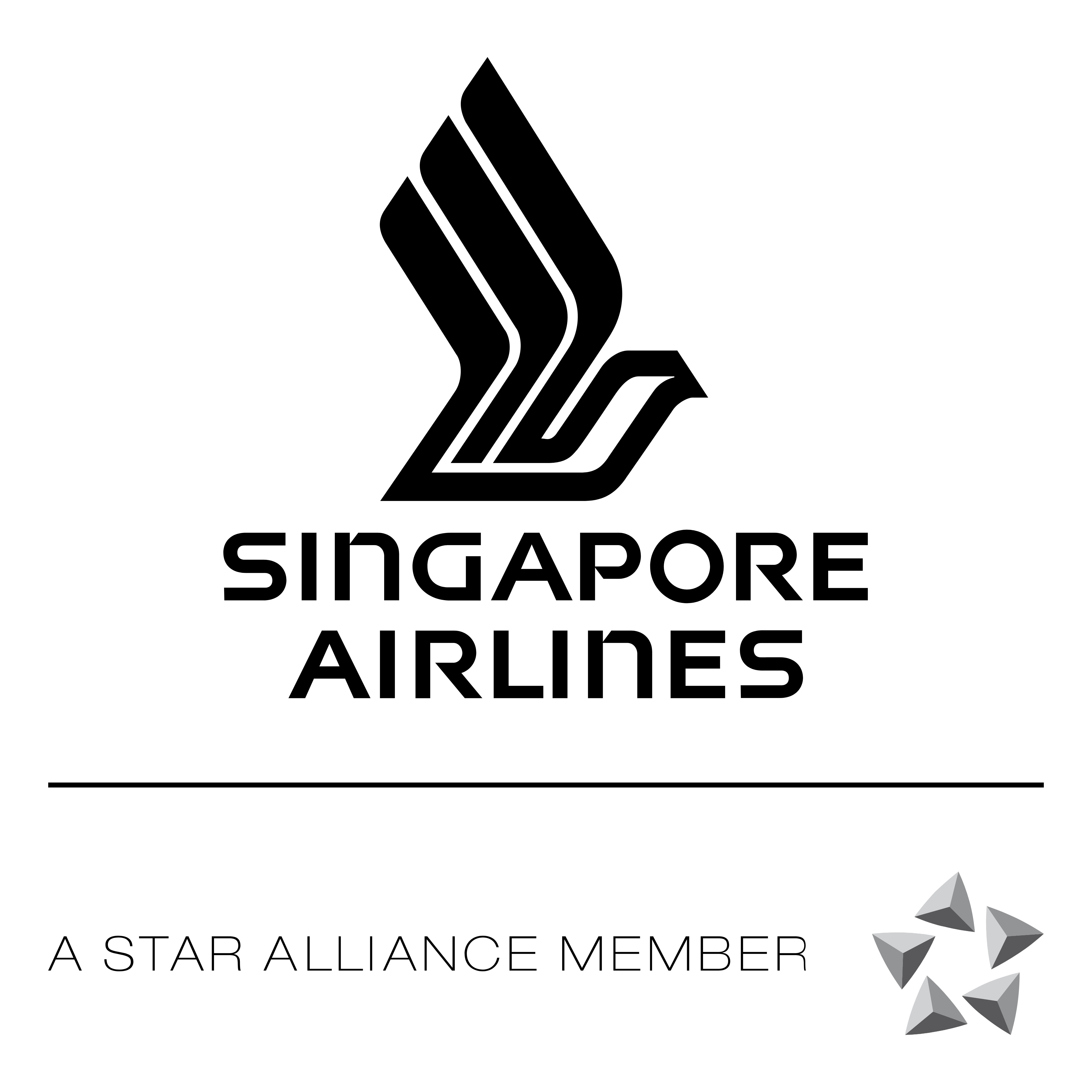 Black Airline Logo - Singapore Airlines – Logos Download