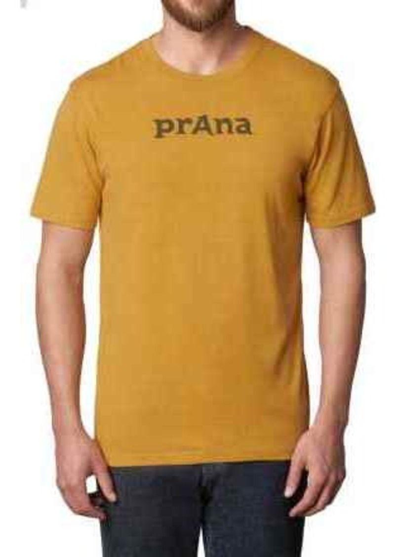 Prana Logo - PrAna PrAna Logo T Shirt Cotton, Short Sleeve For Men