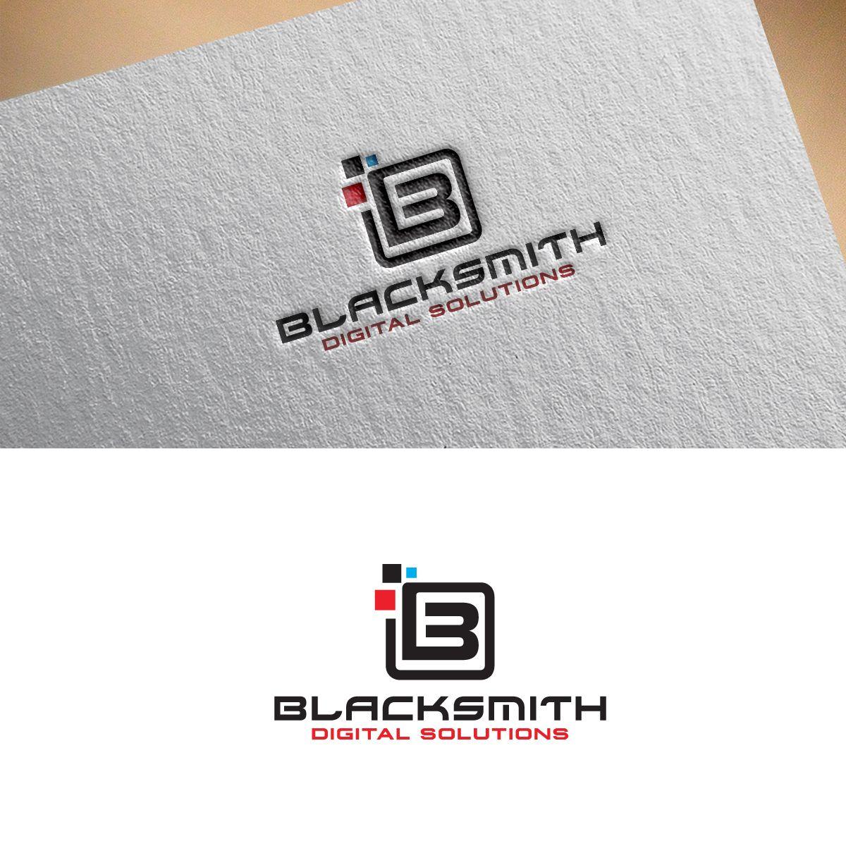 Grey Digital Logo - Playful, Modern, Digital Logo Design for Blacksmith Digital ...