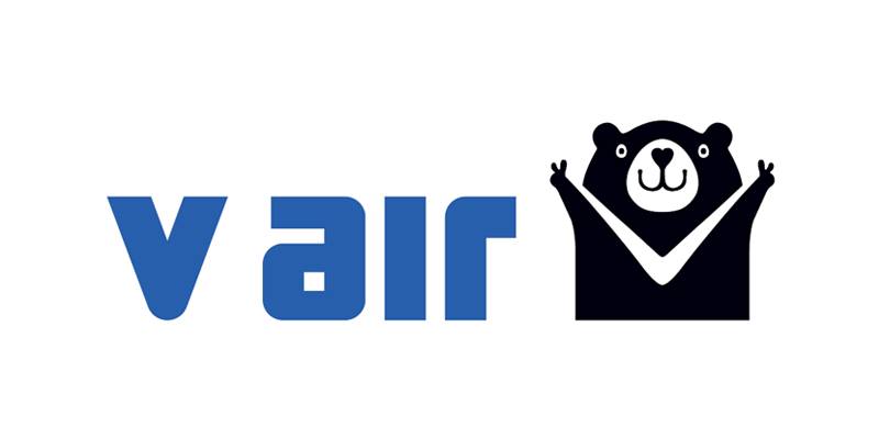 Black Airline Logo - TransAsia Airways unveils a new black bear logo for V air and two ...