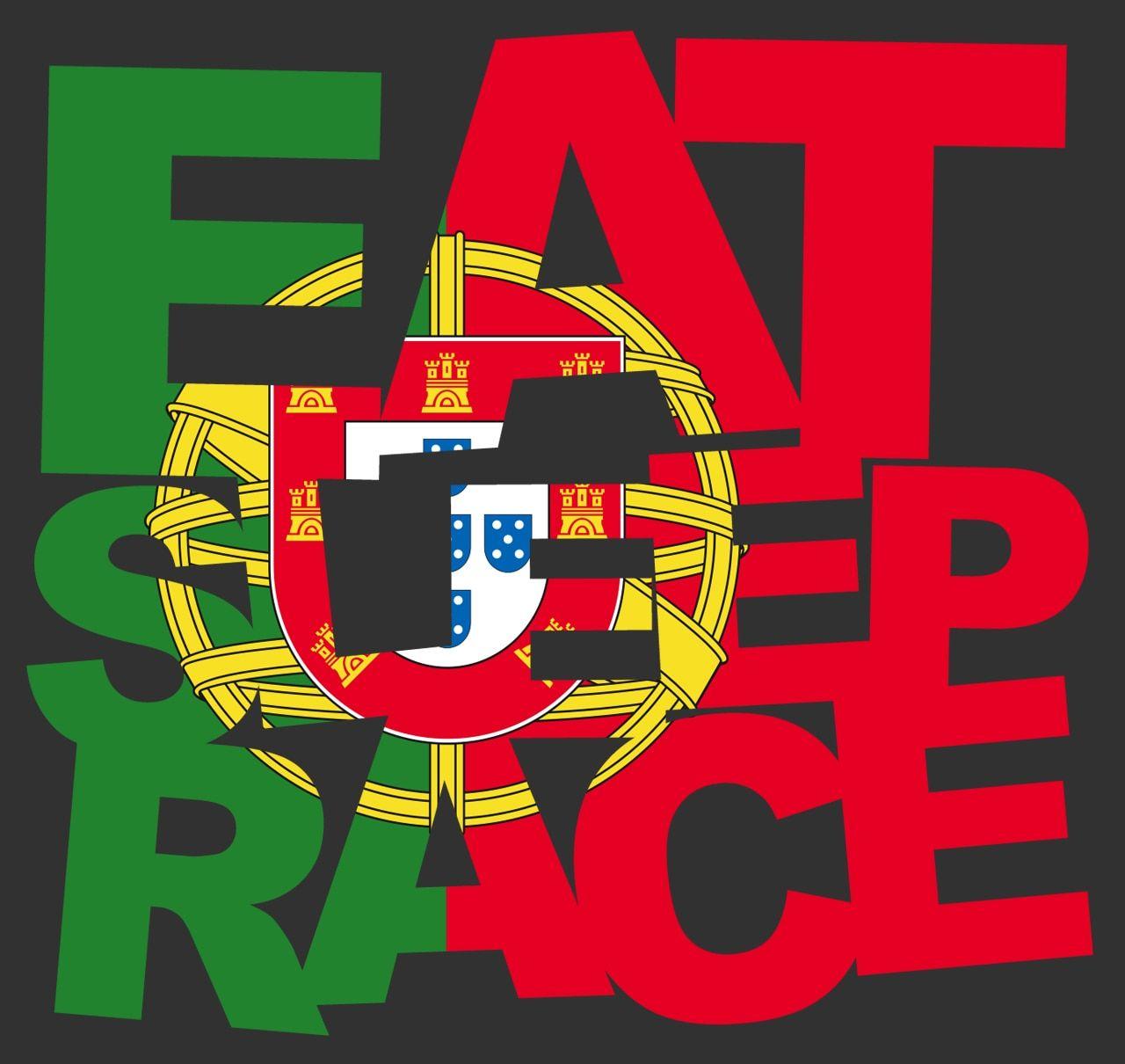 Vinyl Racing Logo - Logo Vinyl Decal | Portugal - Eat Sleep Race - Racing Lifestyle Apparel