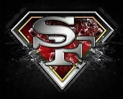 9Ers Logo - 49ers superman logo | 49ers all the way | Sf niners, Nfl 49ers ...