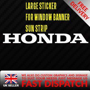 Vinyl Racing Logo - Honda racing logo Sticker Badge for Sun strip Vinyl Decal Banner