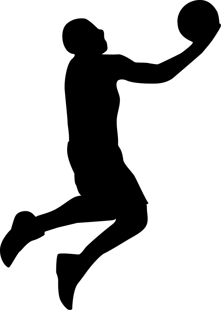 Basketball Player Logo - Free Nba Clipart, Download Free