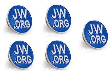 Round Blue Logo - Jehovah Witness 4 Round Blue Lapel Pin.org