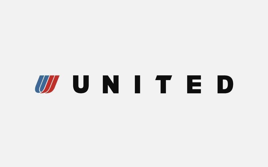 Black Airline Logo - United Airlines — Story — Pentagram
