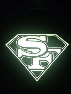 49ers Superman Logo - 15 Best NINERS images | Nfl football, National football league ...