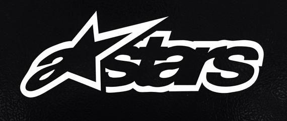 Vinyl Racing Logo - 2x alpinestars 9 LOGO MOTO-GP Helmet Stickers Racing | Etsy