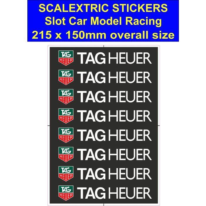 Vinyl Racing Logo - Scalextric Slot car stickers Model Race Logo Lego decal adhesive ...