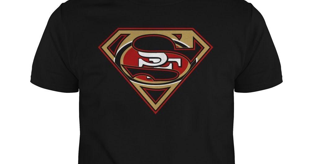 49ers Superman Logo - San Francisco 49ers Superman Logo - Buy T-Shirts | Awesome Shirts ...