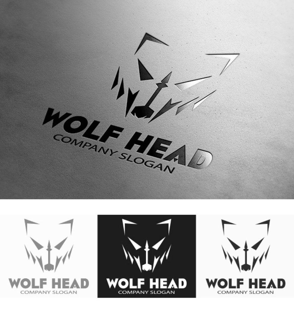 Wolf Head Logo - Wolf Head Logo ~ Logo Templates ~ Creative Market