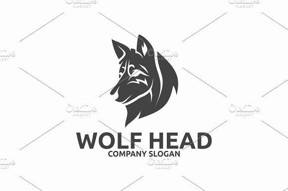 Wolf Head Logo - Wolf Head Logo ~ Logo Templates ~ Creative Market