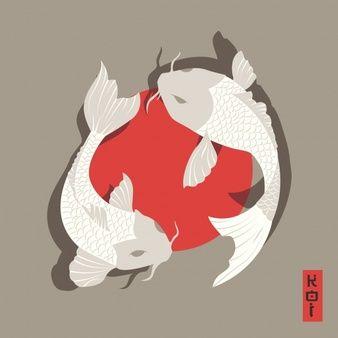 Koi Fish Graphic Logo - Koi Vectors, Photo and PSD files