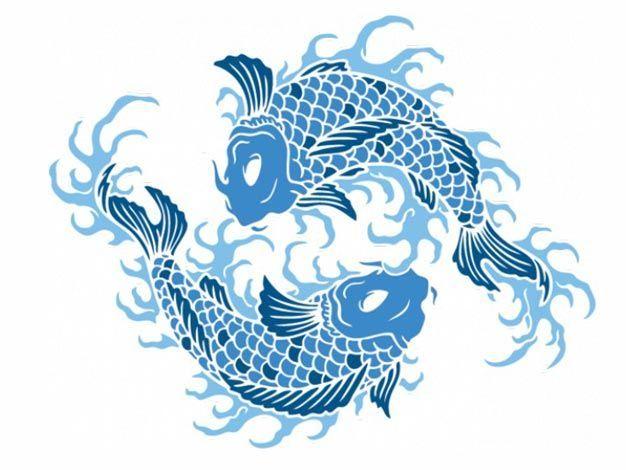 Koi Fish Graphic Logo - Japanese Koi Fish Graphic Vector | VECTORS | Fish graphic ...