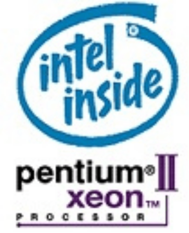Intel Pentium 2 Logo - Intel Pentium II Xeon (East and West Cybersland) | Logofanonpedia ...