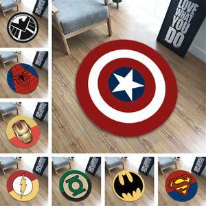 Marvel Character Logo - Home Superhero Carpet Marvel Character Logo Soft Blanket Iron Man ...