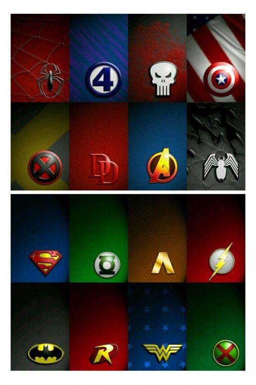 Marvel Character Logo - Marvel and Jla characters logos wallpaper - Resources - Mi Community ...