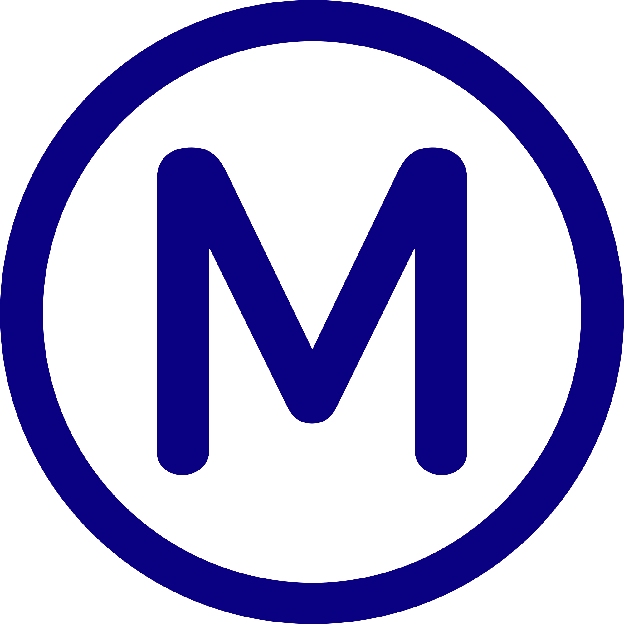 Blue M Logo - File:Metro-M.svg - Wikimedia Commons
