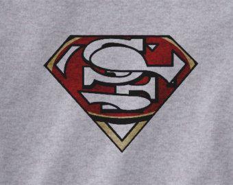 49ers Superman Logo - 13 Best Photos of Superman's Logo 49ers Sweatshirts - 49ers Superman ...