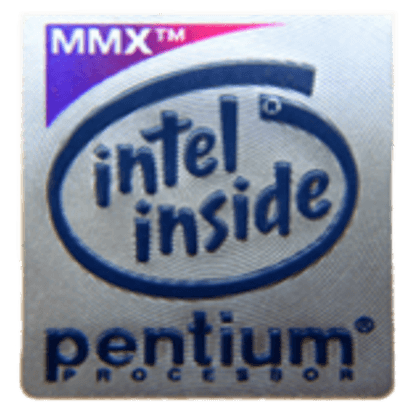 Intel Pentium II Logo - Intel Pentium II MMX Logo - Roblox