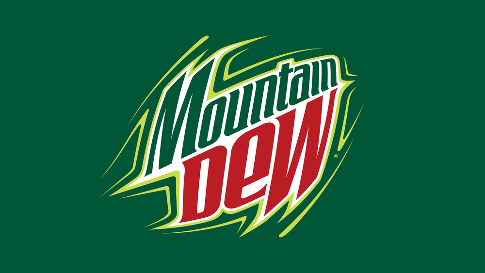 mountain dew logo black background