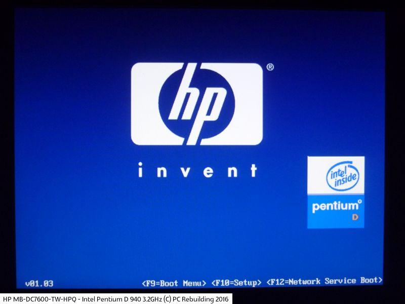Intel Inside Pentium II Logo - HP MB-DC7600-TW-HPQ - Intel Pentium D 940 3.2GHz - 2nd LIFE - PC ...