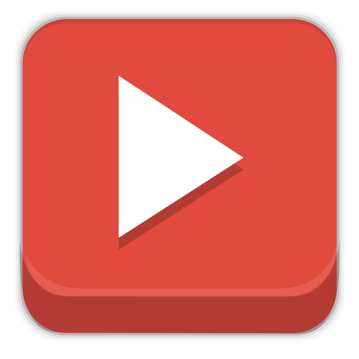 Non YouTube Logo - Youtube button play Icon #42026 - Free Icons and PNG Backgrounds