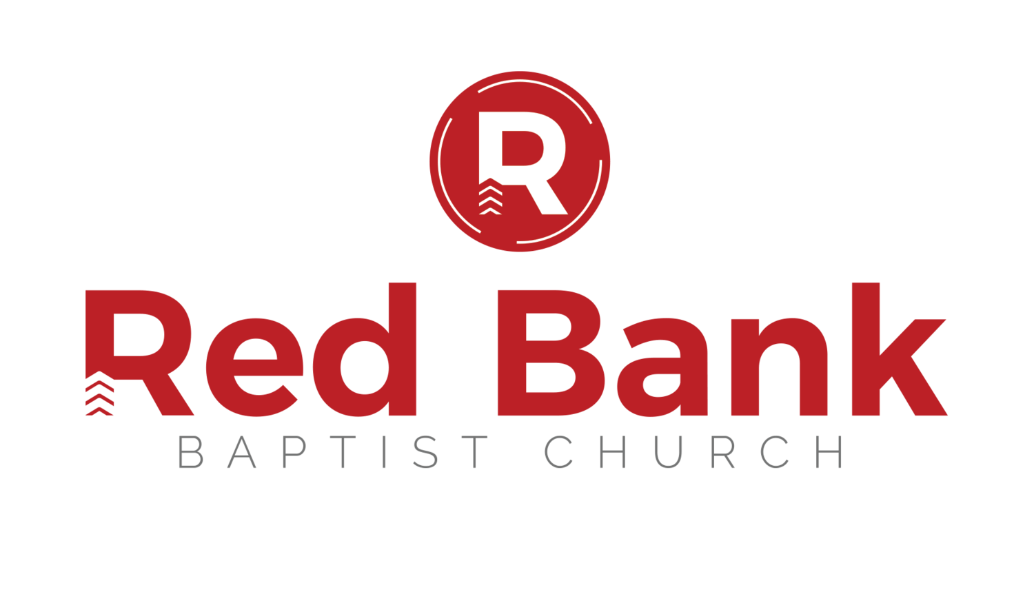 Red and Grey Church Logo - Red Bank Baptist Church