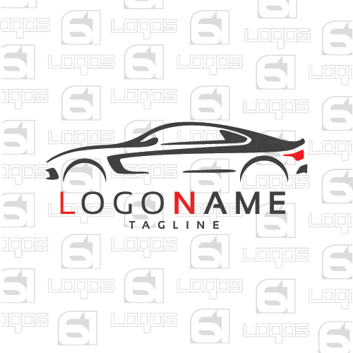 Futuristic Car Logo - Sport Car Logo, 2D logo, iconic logo, luxurious logo, sharp logo ...