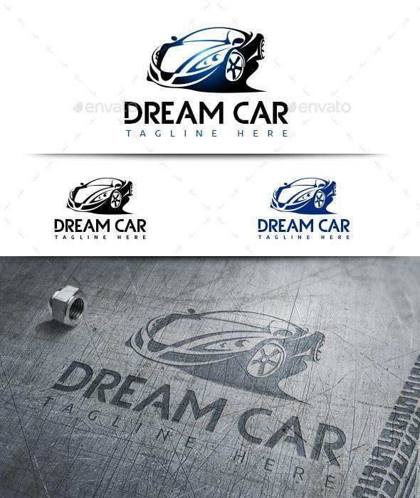 Futuristic Car Logo - Automotive Logo Template