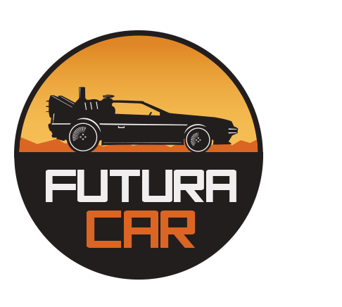 Futuristic Car Logo - FUTURA CAR LORIMIER graphic design
