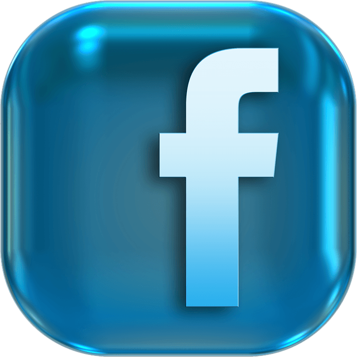 Turquoise Facebook Logo - 3D Facebook Logo Png Icon