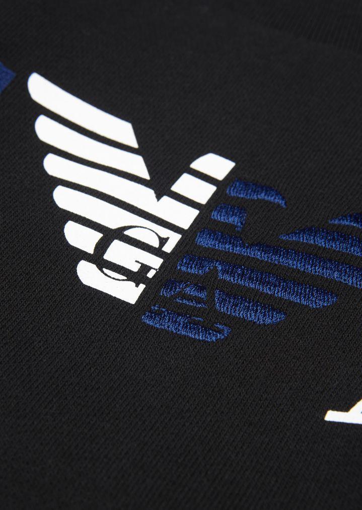 Armani Logo - Sweatshirt with Emporio Armani eagle and logo | Man | Emporio Armani