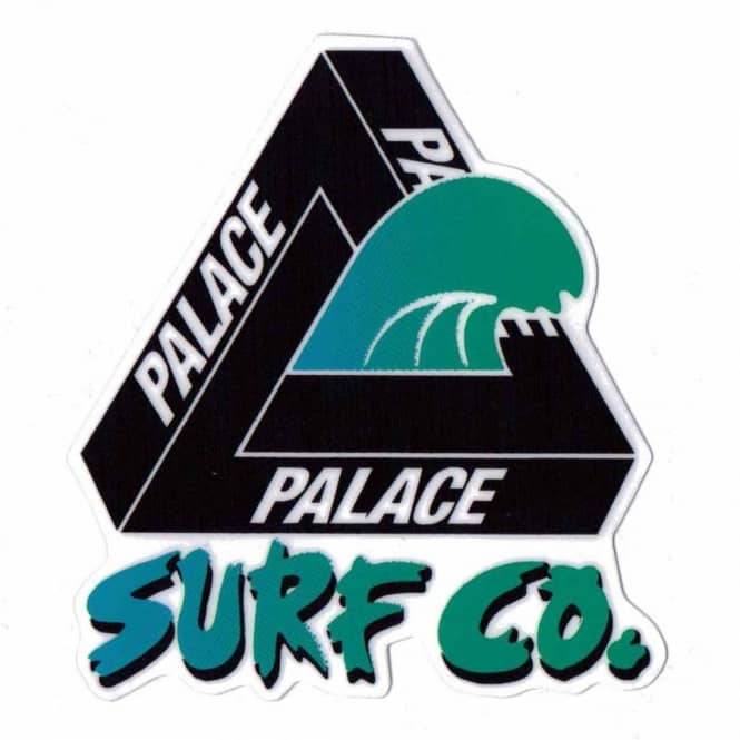 Palace Skateboards Logo - Palace Skateboards Palace Surf Co. Skateboard Sticker