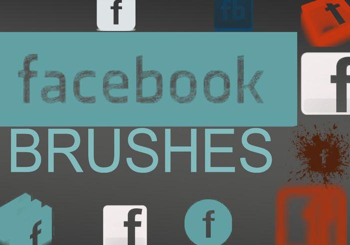 Turquoise Facebook Logo - Facebook Logo Brush Pack