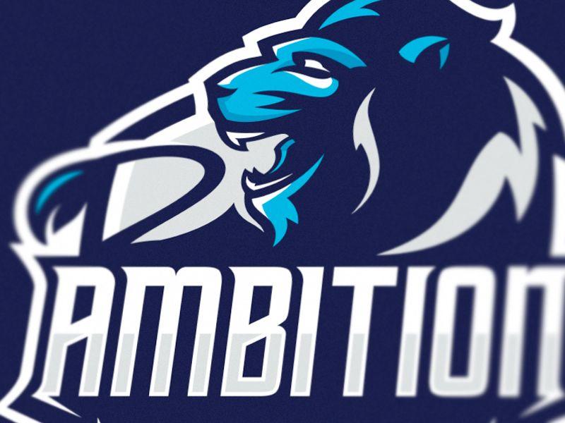 Blue Lion Sports Logo - Ambition gamers logo