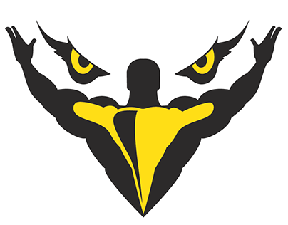 Yellow Sports Logo - Madaras Team / logo #logo #sport #fitness #bodybuilder #eagle ...