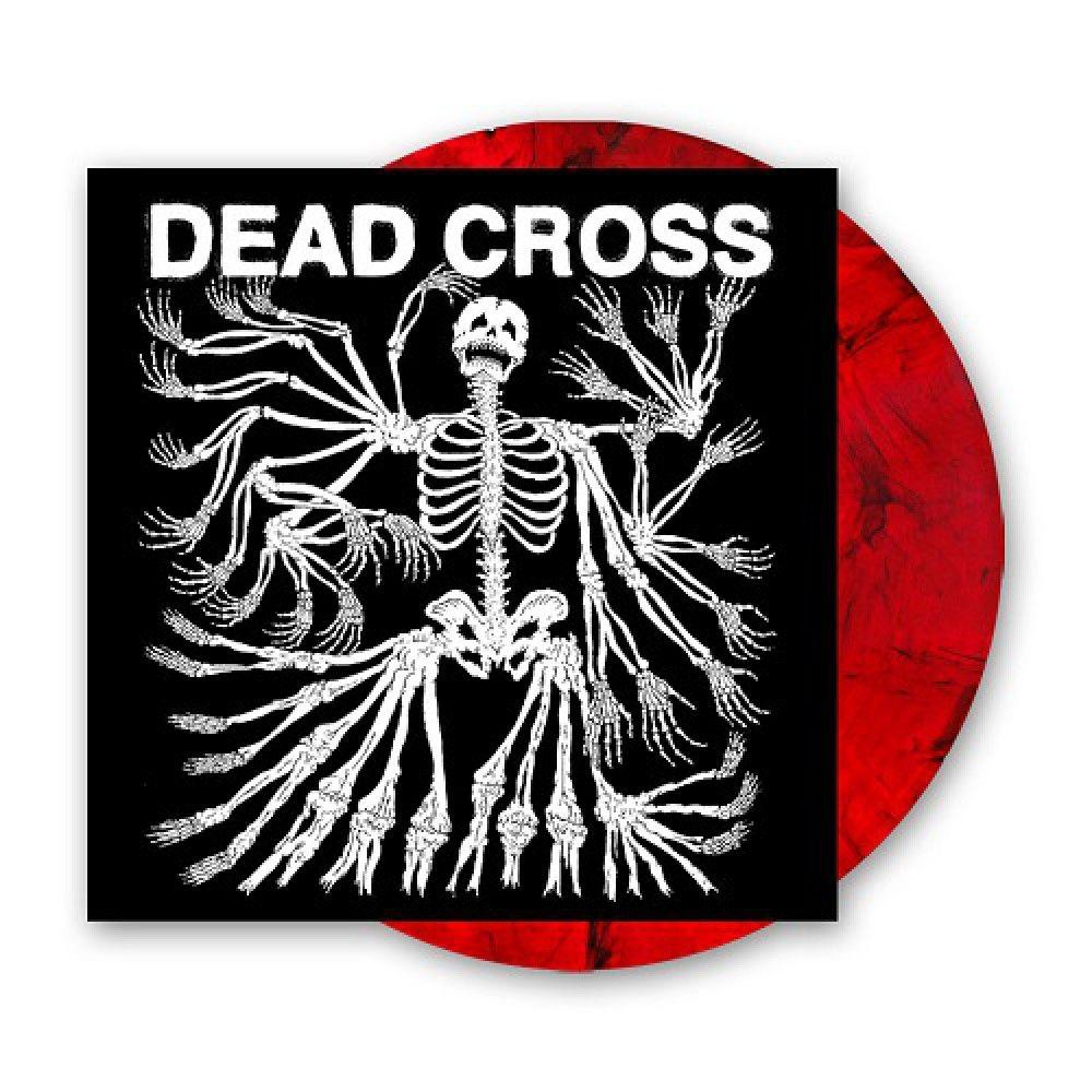 Gray and Red Swirl Logo - Dead Cross - Dead Cross (Clear Black/Red Swirl Vinyl) - Vinyl - New