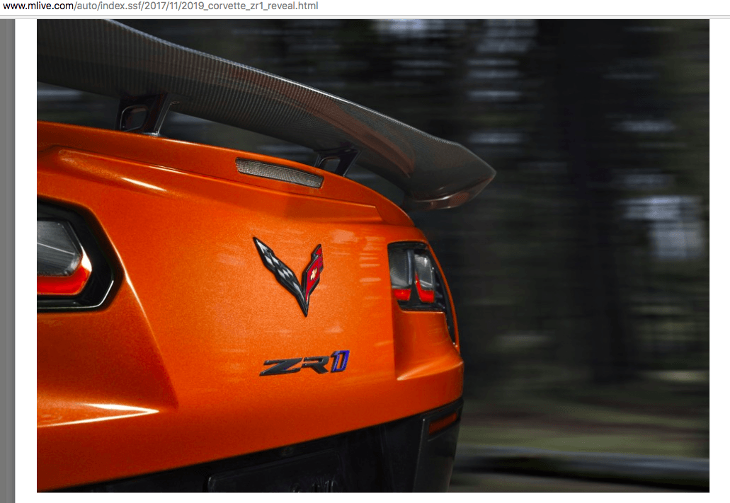 Awesome Corvette Logo - 2019 Chevrolet Corvette ZR1 Supercar Pictures, Video and Info