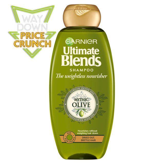 Shampoo Olive Logo - Morrisons: Garnier Ultimate Blends Olive Oil Dry Hair Shampoo 360ml