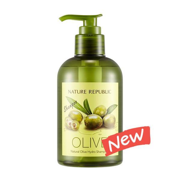 Shampoo Olive Logo - NATURAL OLIVE HYDRO SHAMPOO | NatureRepublic USA