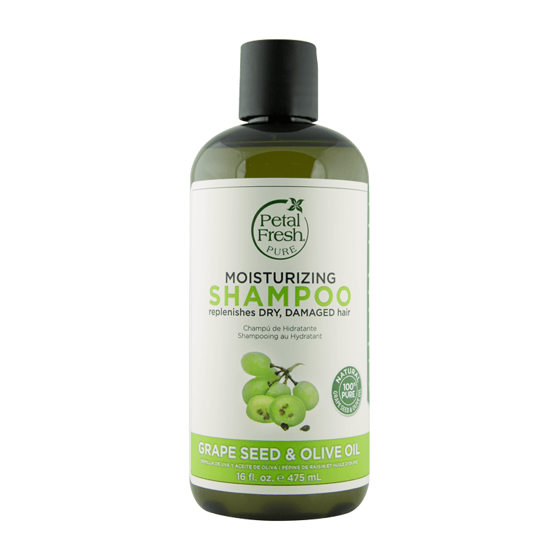 Shampoo Olive Logo - Moisturizing Shampoo (Grape Seed & Olive Oil) - Petal Fresh